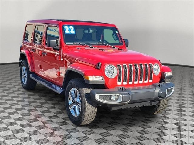 used 2022 Jeep Wrangler Unlimited car, priced at $32,278