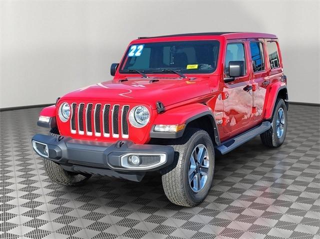 used 2022 Jeep Wrangler Unlimited car, priced at $32,278