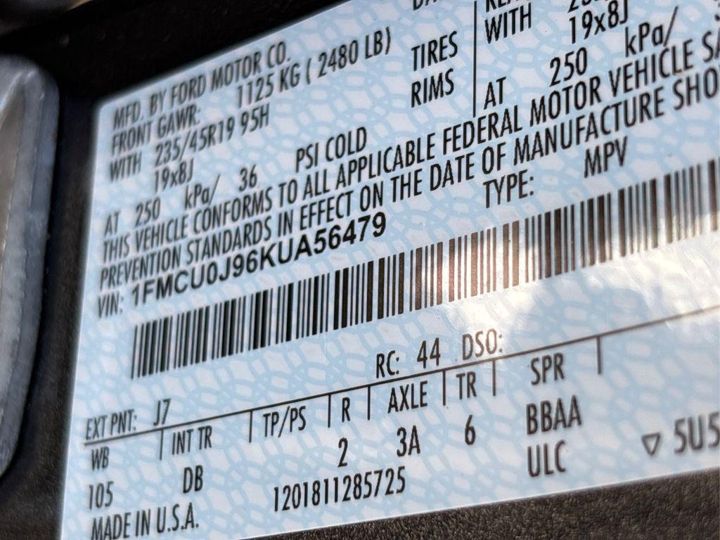 used 2019 Ford Escape car, priced at $16,277