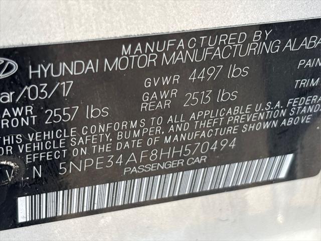 used 2017 Hyundai Sonata car, priced at $15,411
