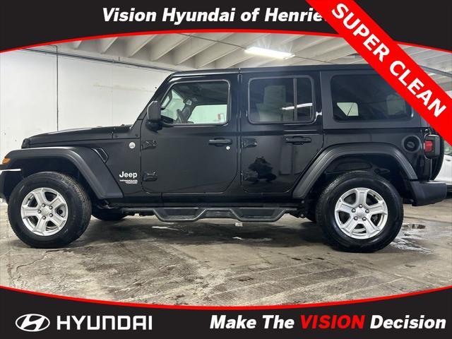 used 2019 Jeep Wrangler Unlimited car, priced at $22,990