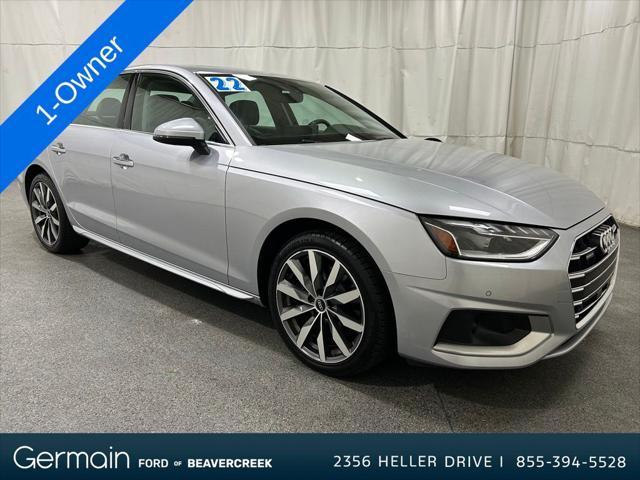 used 2022 Audi A4 car, priced at $27,700