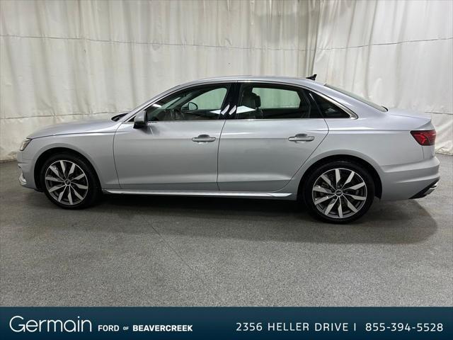 used 2022 Audi A4 car, priced at $27,900