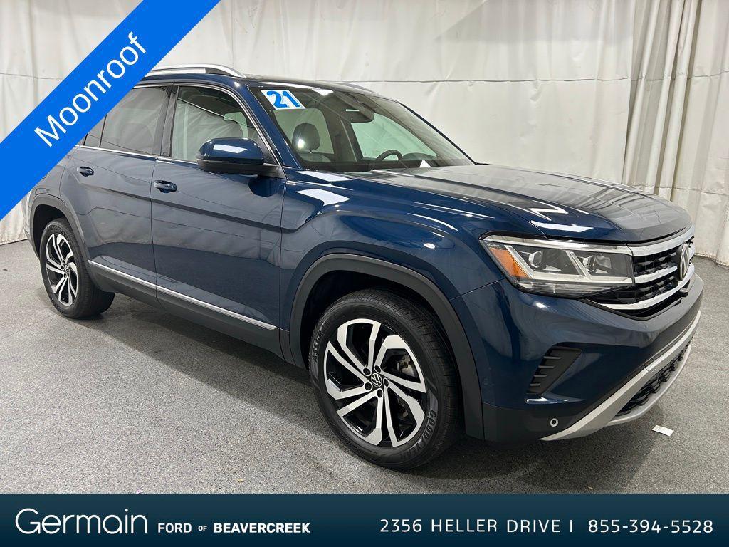 used 2021 Volkswagen Atlas car, priced at $21,381