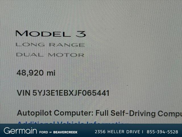 used 2018 Tesla Model 3 car, priced at $23,311
