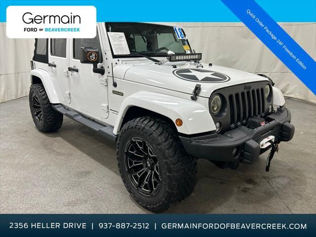 used 2018 Jeep Wrangler JK Unlimited car, priced at $24,711