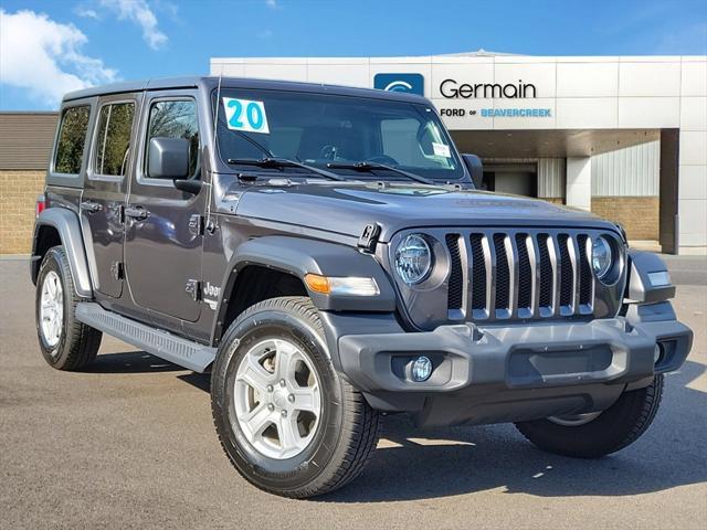 used 2020 Jeep Wrangler Unlimited car, priced at $23,588