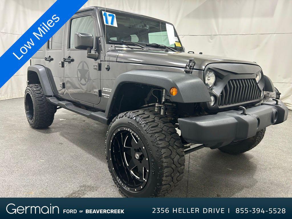 used 2017 Jeep Wrangler Unlimited car, priced at $20,500