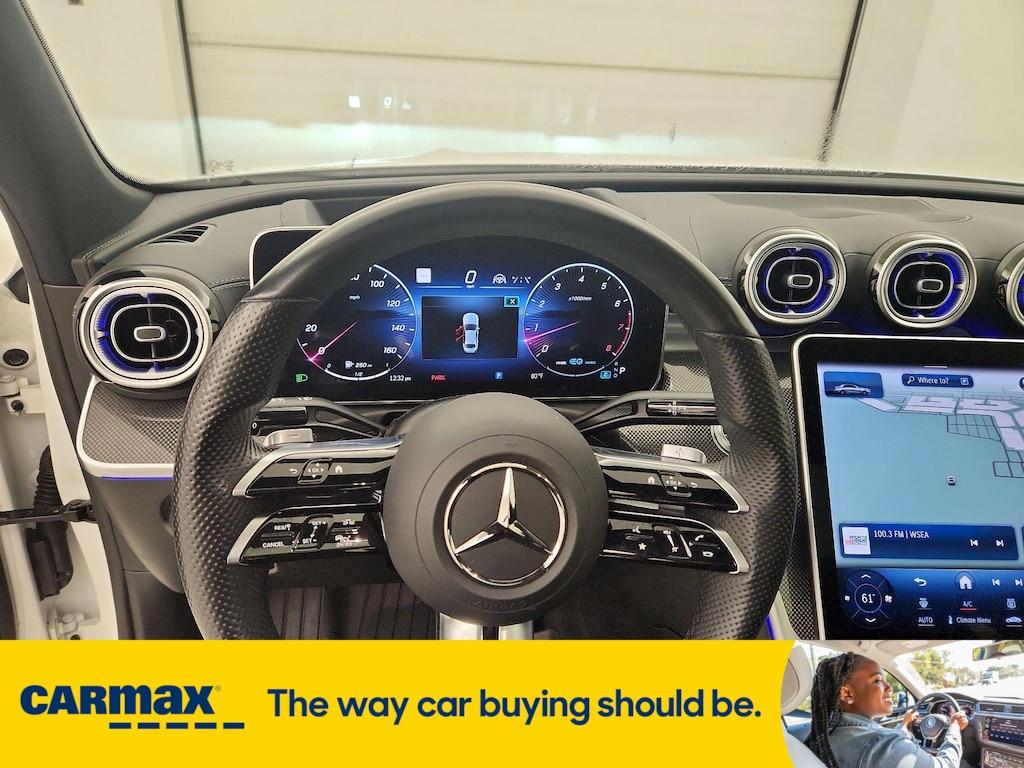 used 2022 Mercedes-Benz C-Class car, priced at $34,998
