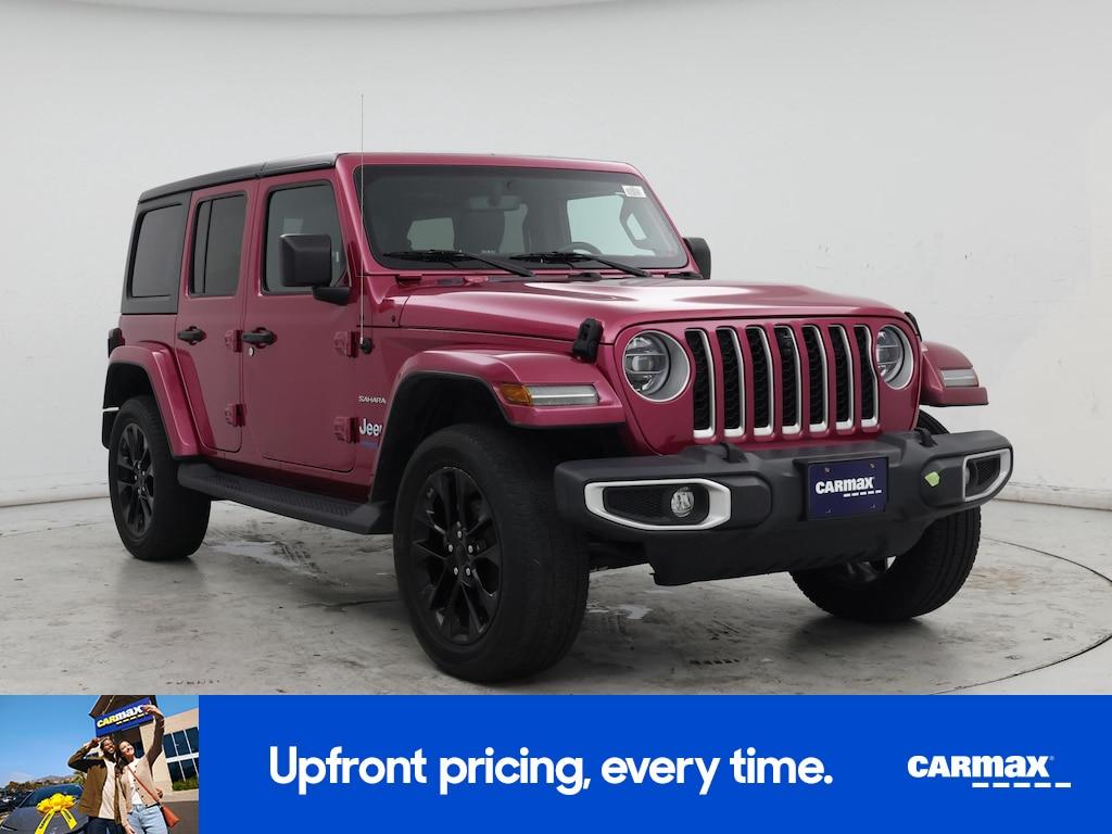 used 2021 Jeep Wrangler Unlimited 4xe car, priced at $33,998