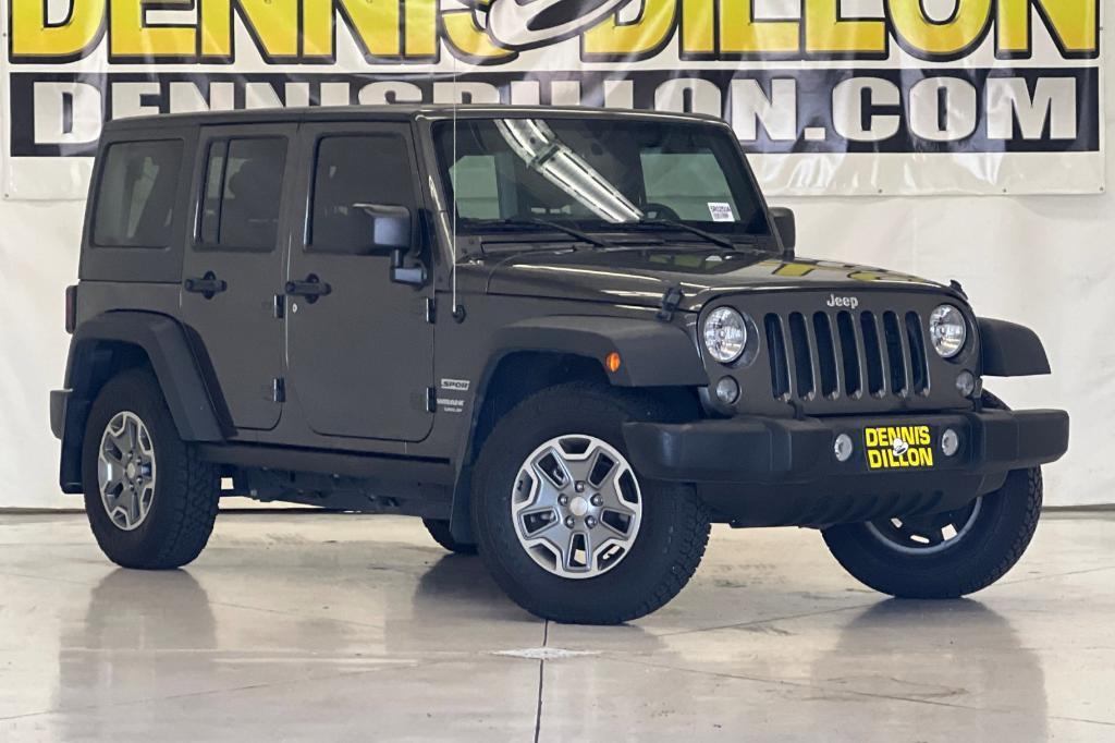 used 2017 Jeep Wrangler Unlimited car, priced at $25,474