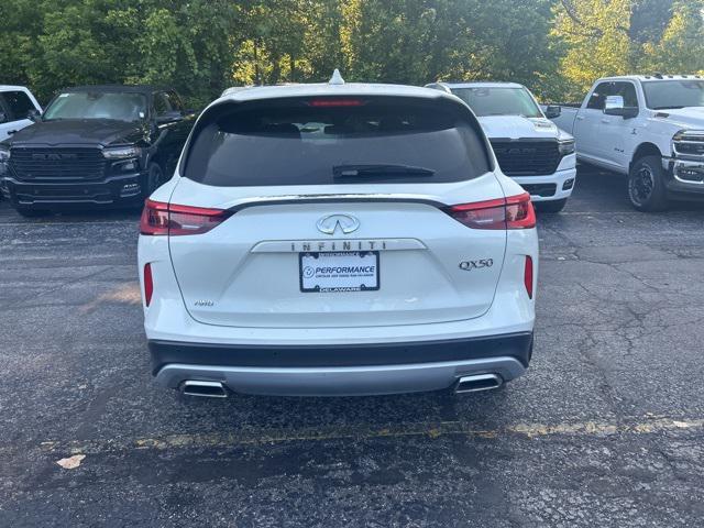 used 2022 INFINITI QX50 car, priced at $27,995