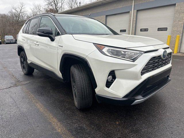 used 2021 Toyota RAV4 Hybrid car, priced at $33,900