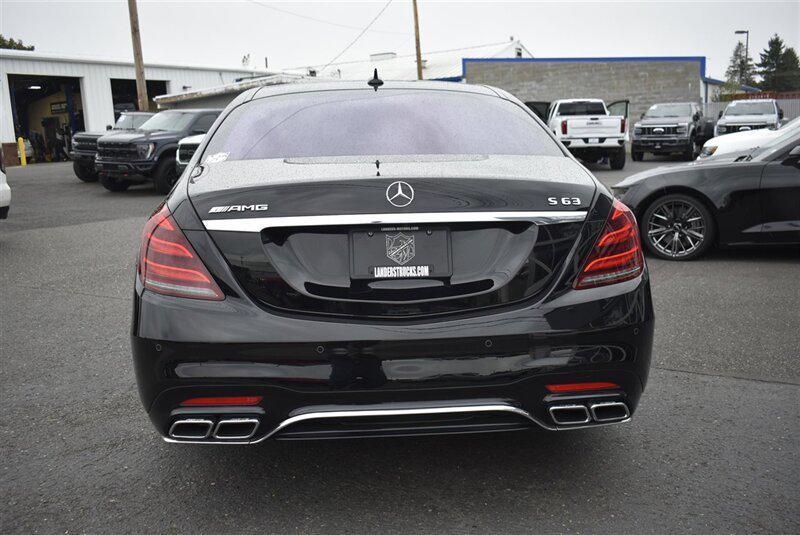 used 2020 Mercedes-Benz AMG S 63 car, priced at $79,900