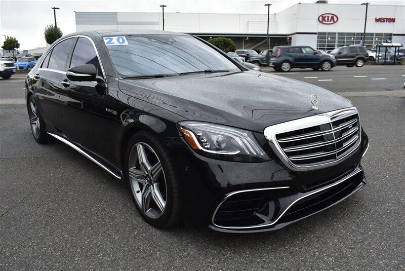 used 2020 Mercedes-Benz AMG S 63 car, priced at $79,900