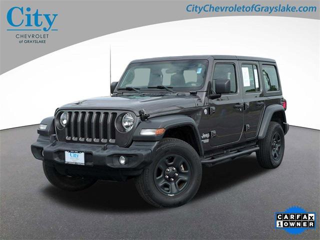 used 2020 Jeep Wrangler Unlimited car, priced at $33,597