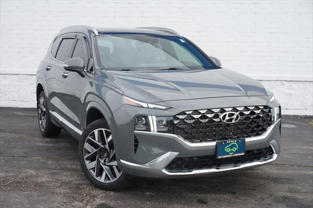 used 2021 Hyundai Santa Fe car, priced at $20,290