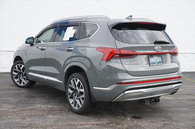 used 2021 Hyundai Santa Fe car, priced at $20,290