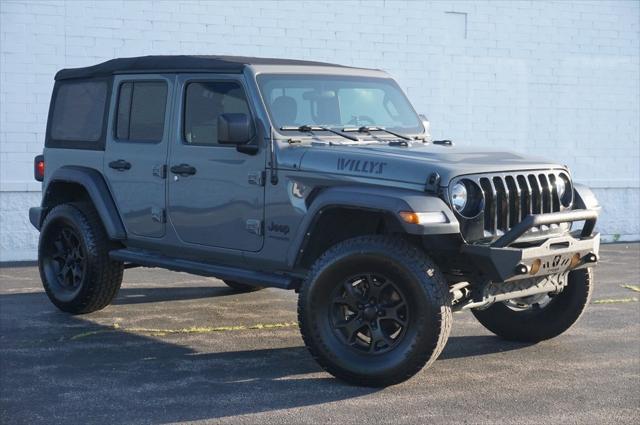used 2021 Jeep Wrangler Unlimited car, priced at $33,495