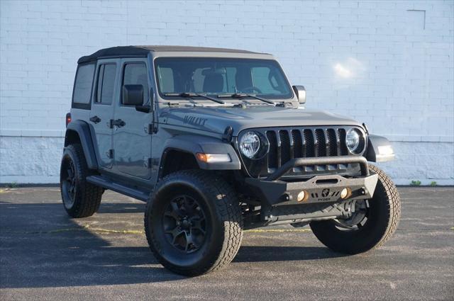 used 2021 Jeep Wrangler Unlimited car, priced at $33,495