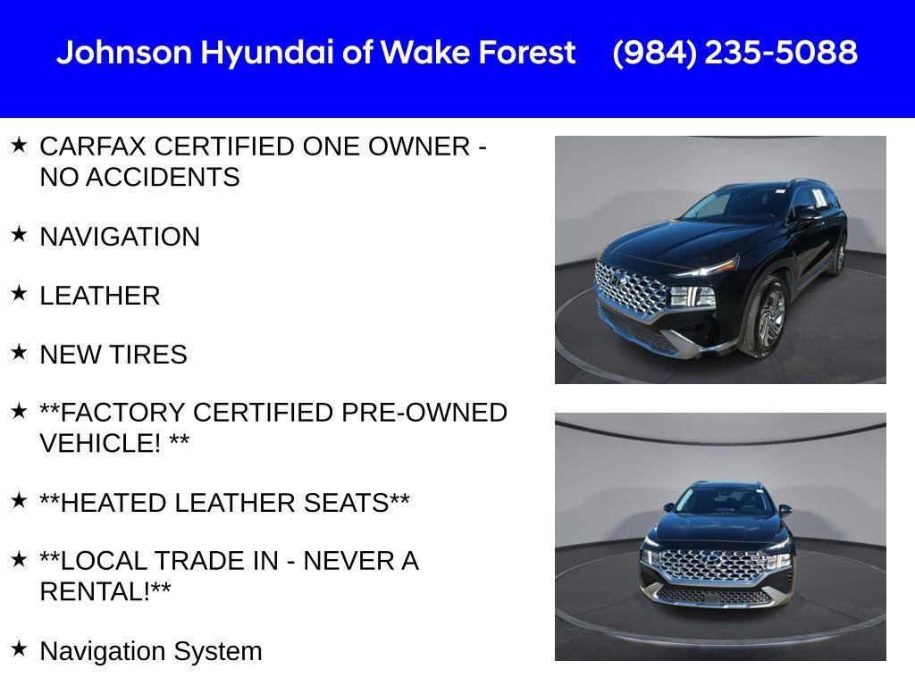 used 2022 Hyundai Santa Fe car, priced at $25,298