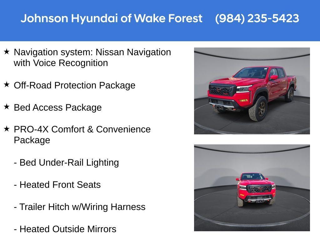 used 2022 Nissan Frontier car, priced at $29,495