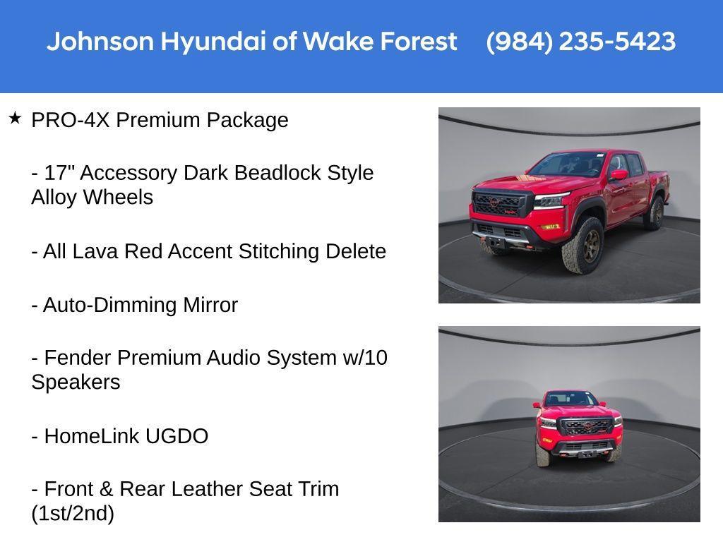 used 2022 Nissan Frontier car, priced at $29,495