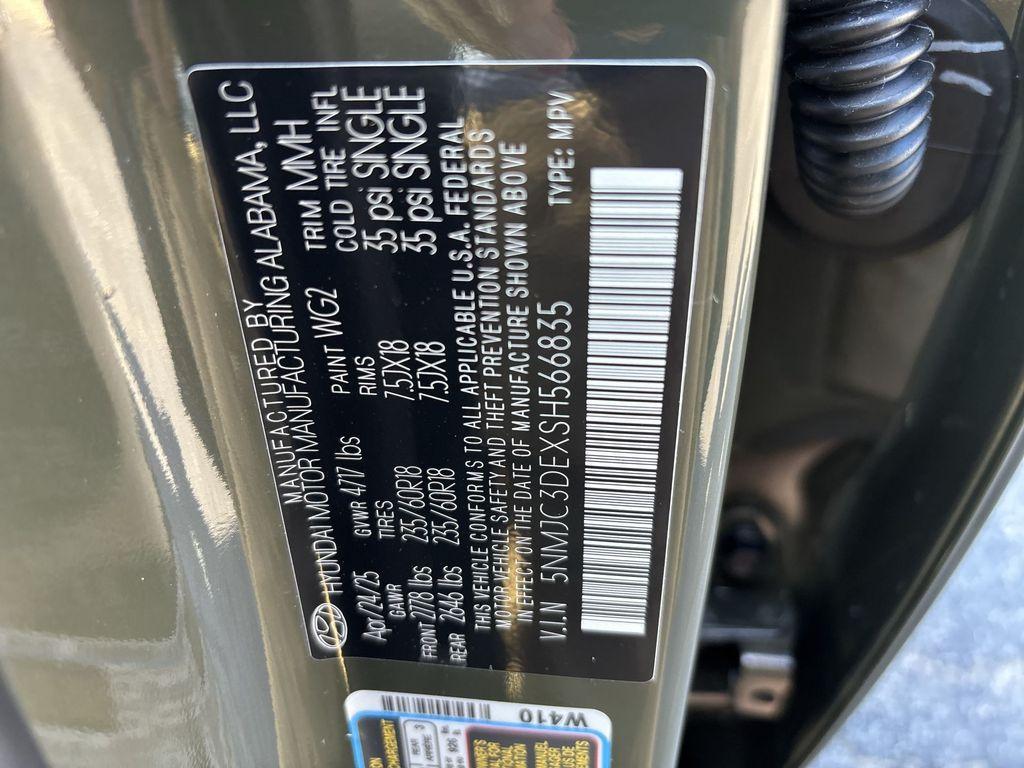 new 2025 Hyundai Tucson car, priced at $35,165