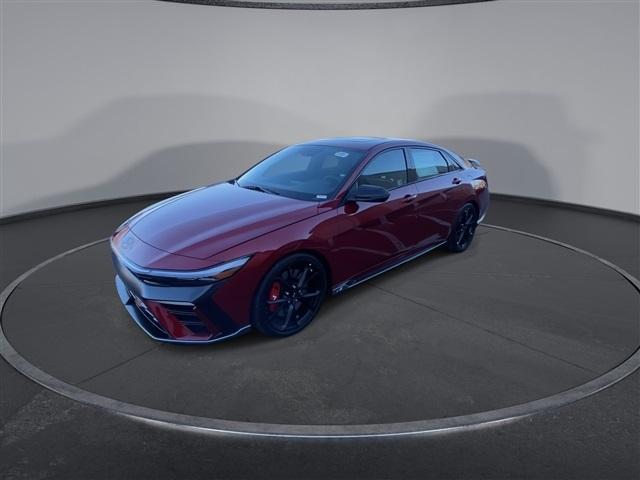 new 2025 Hyundai Elantra N car, priced at $37,355