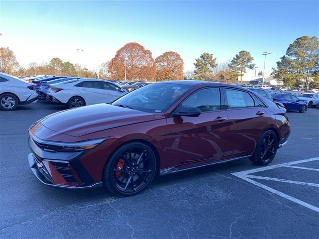 new 2025 Hyundai Elantra N car, priced at $37,355