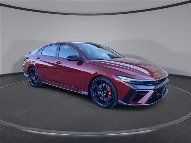 new 2025 Hyundai Elantra N car, priced at $37,355