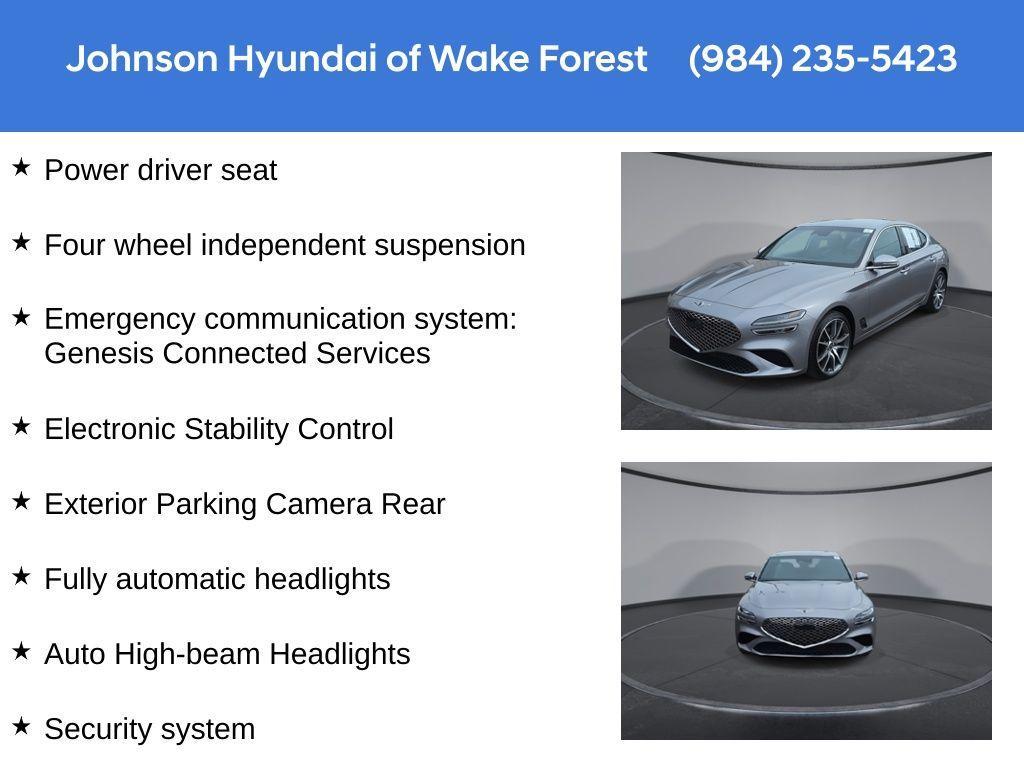 used 2023 Genesis G70 car, priced at $29,998