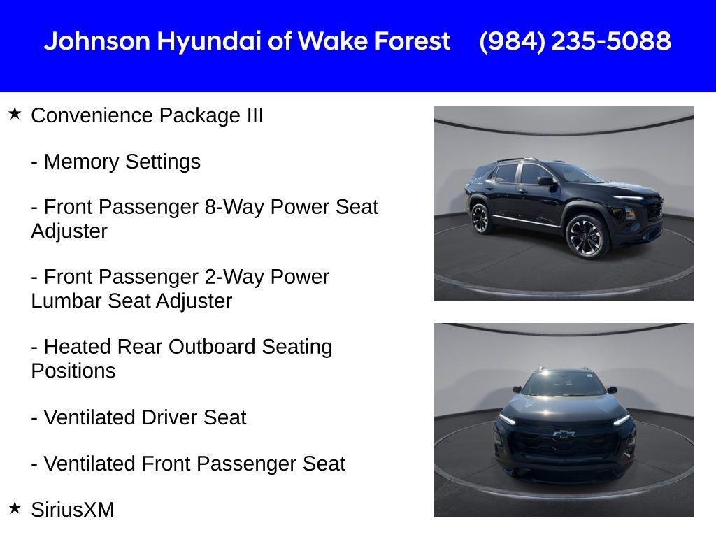 used 2025 Chevrolet Equinox car, priced at $30,997