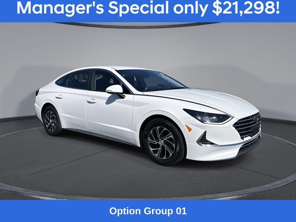 used 2022 Hyundai Sonata Hybrid car, priced at $21,298