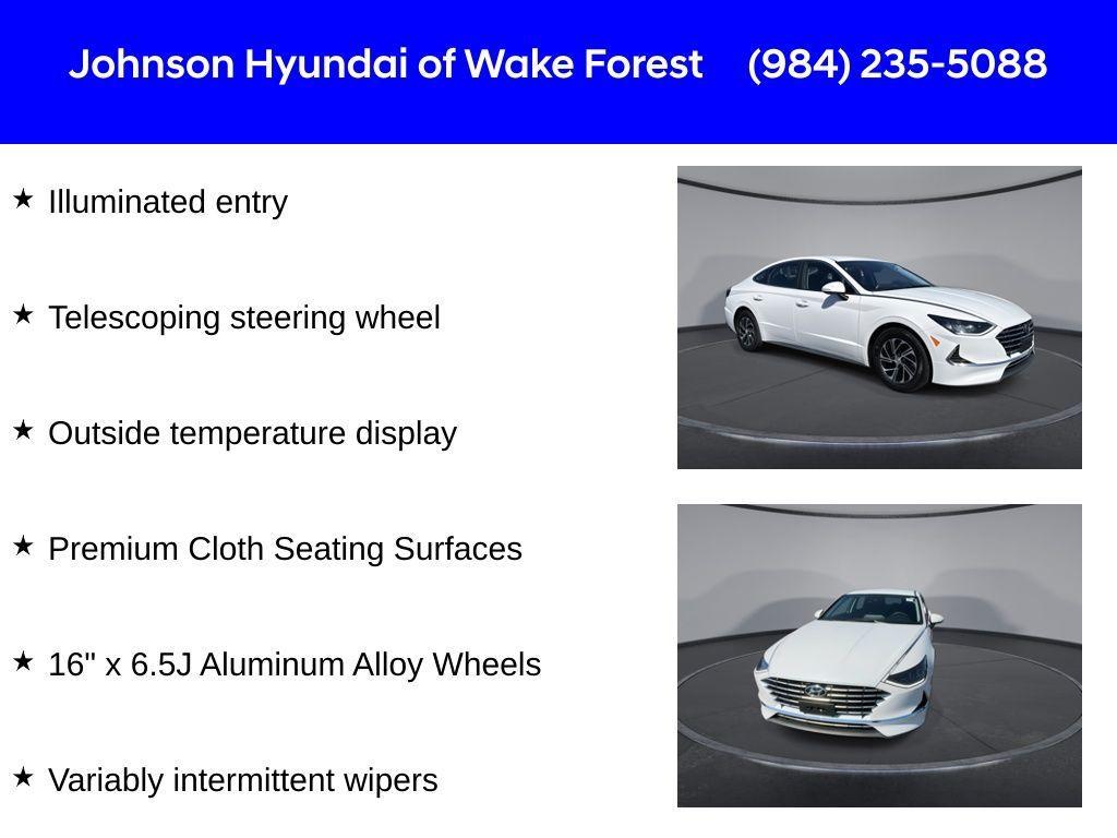 used 2022 Hyundai Sonata Hybrid car, priced at $21,298