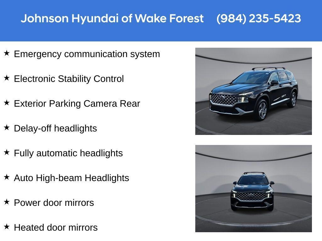 used 2022 Hyundai Santa Fe car, priced at $19,495