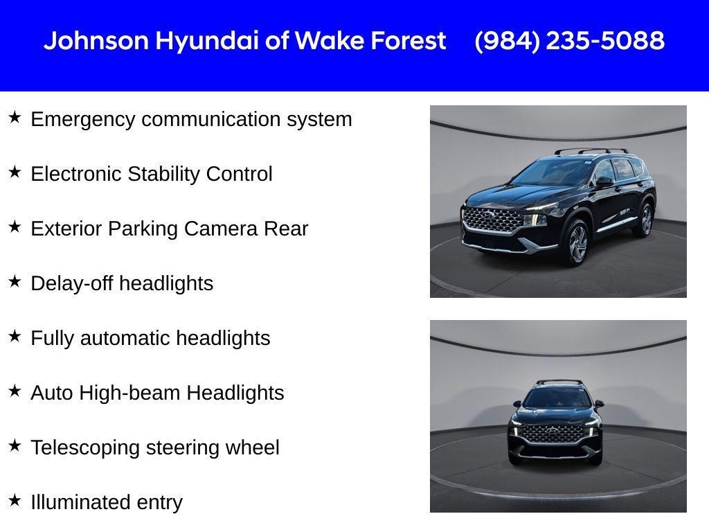 used 2022 Hyundai Santa Fe car, priced at $20,775