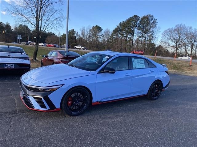 new 2025 Hyundai Elantra N car, priced at $37,305