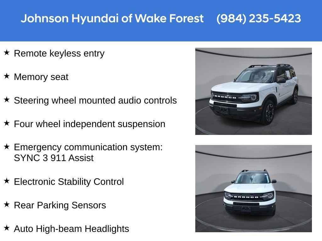 used 2024 Ford Bronco Sport car, priced at $30,998