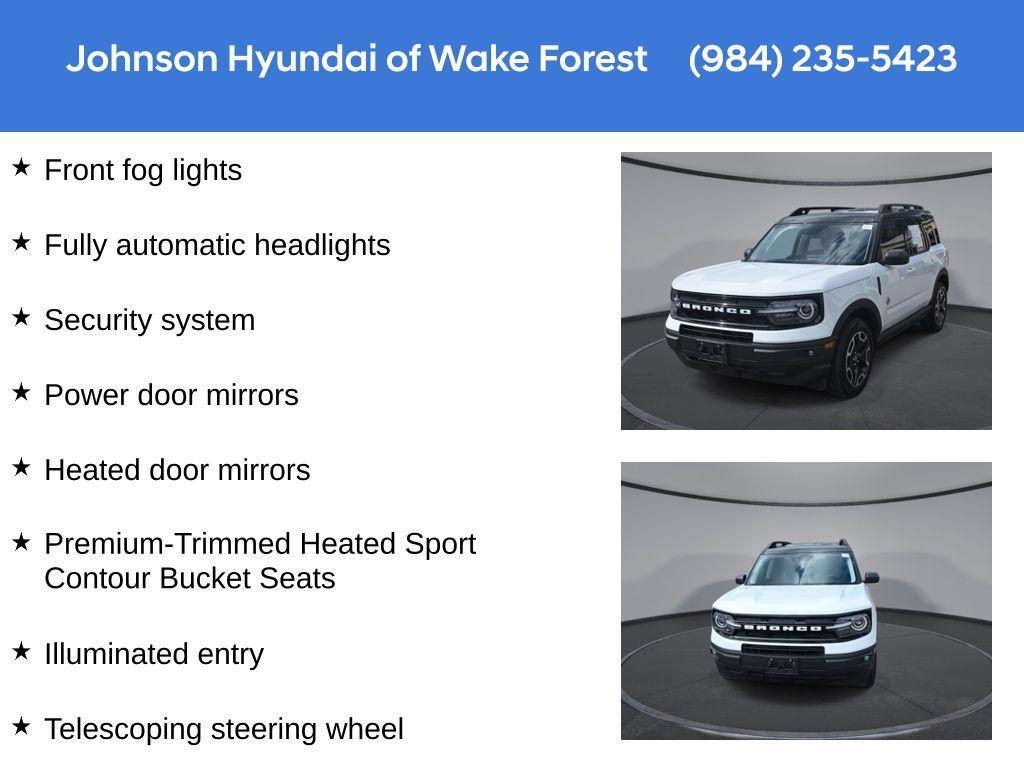used 2024 Ford Bronco Sport car, priced at $30,998