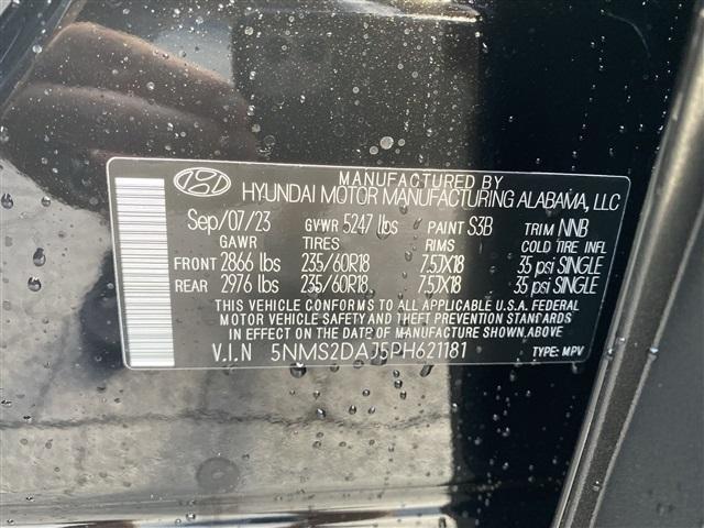 used 2023 Hyundai Santa Fe car, priced at $28,489
