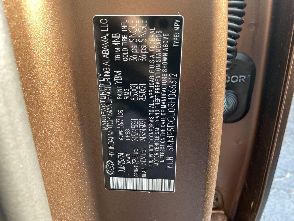new 2024 Hyundai Santa Fe car, priced at $48,372