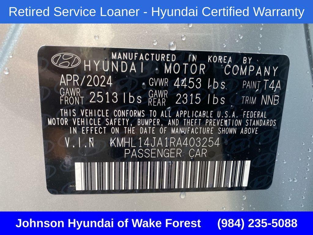 used 2024 Hyundai Sonata car, priced at $24,395