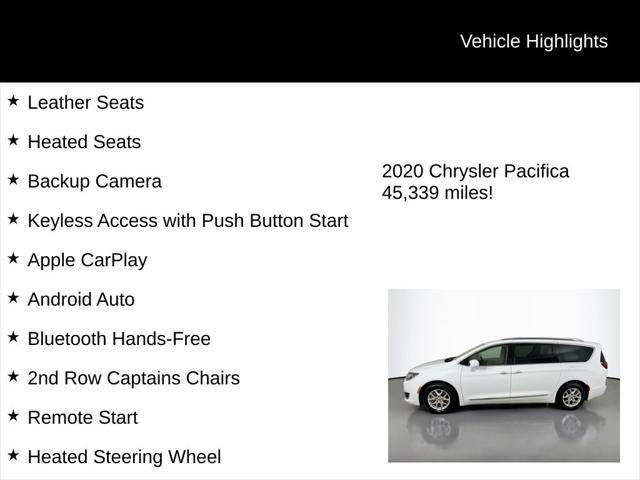 used 2020 Chrysler Pacifica car, priced at $23,490