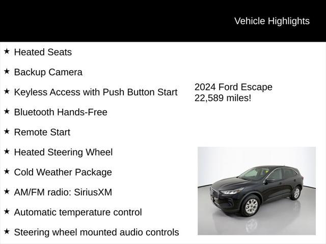 used 2024 Ford Escape car, priced at $25,390