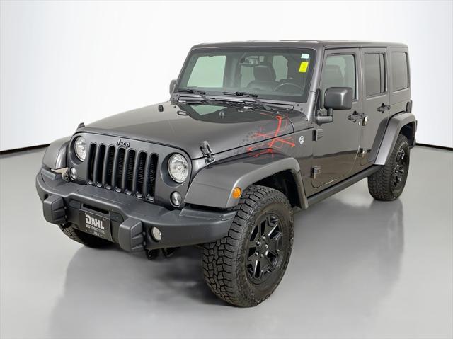 used 2016 Jeep Wrangler Unlimited car, priced at $22,550