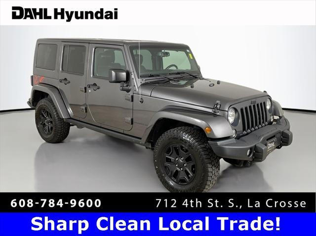 used 2016 Jeep Wrangler Unlimited car, priced at $22,550