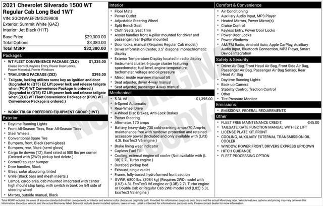used 2021 Chevrolet Silverado 1500 car, priced at $16,796