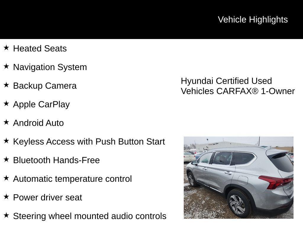 used 2023 Hyundai Santa Fe car, priced at $23,490