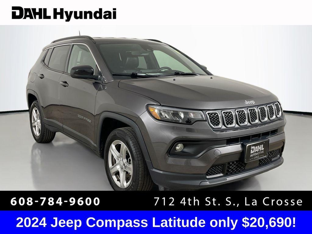 used 2024 Jeep Compass car, priced at $20,400